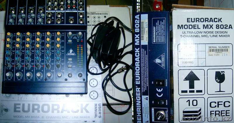 Микшерный пульт    Behringer MX 802A Eurorack - Изображение #1, Объявление #95307