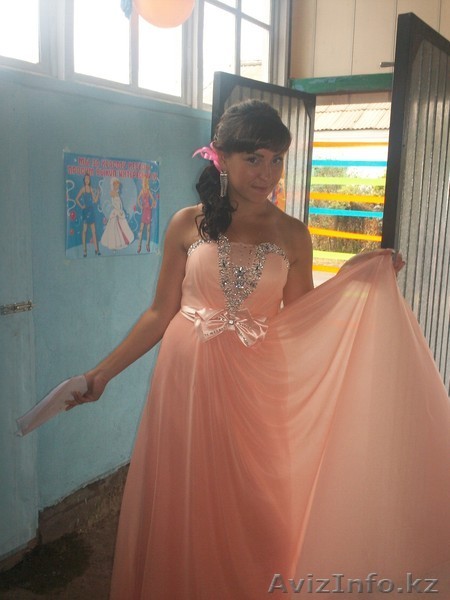 платье розовое длинное со стразами - Изображение #1, Объявление #906113