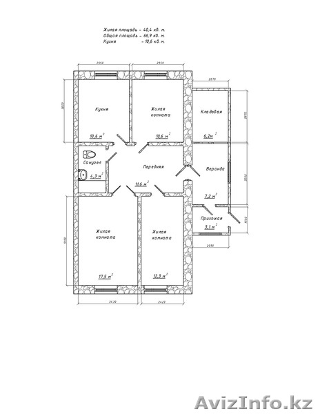 Продается дом в районе детской больницы(Октябрьский район).Общая площадь-67кв.м. - Изображение #1, Объявление #1221265