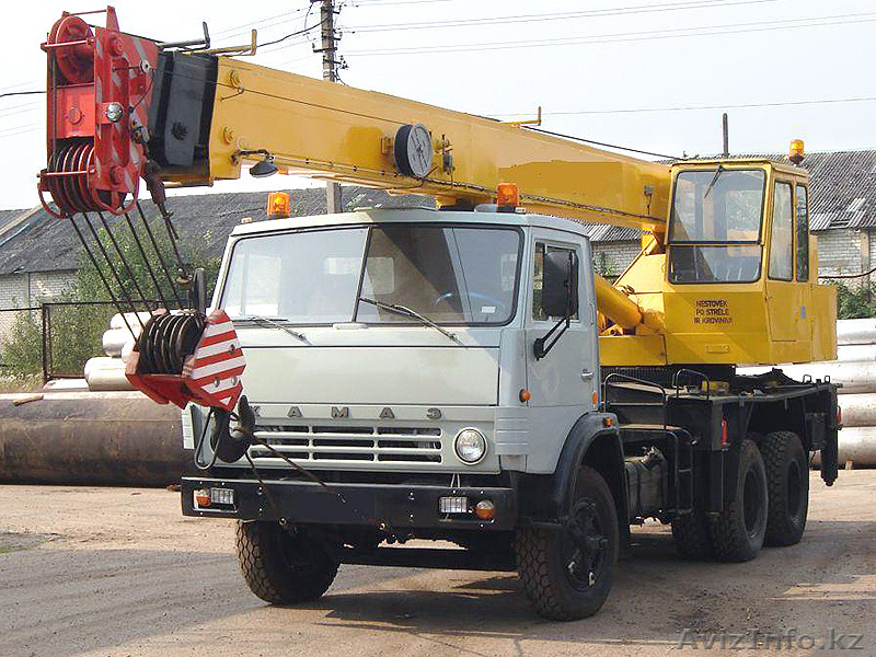 Услуги автокрана 25 тн, на базе Камаза.  - Изображение #1, Объявление #1339225