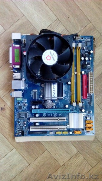 Продаю материнскую плату с процессором, теплоотводом и вентилятором - Изображение #1, Объявление #1528197