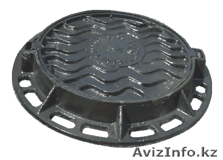 Люк чугунный канализационный, тип "Т", 25 тн. - Изображение #1, Объявление #1573348