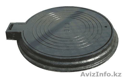 Люк чугунный телефонный ГТС с шарниром и замком, тип "Л", 3 тн. - Изображение #1, Объявление #1573361