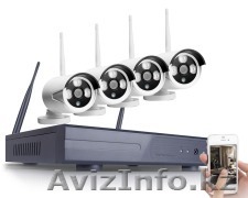 КОМПЛЕКТ 4 WIFI ВИДЕОКАМЕРЫ + WIFI РЕГИСТРАТОР - Изображение #1, Объявление #1575610