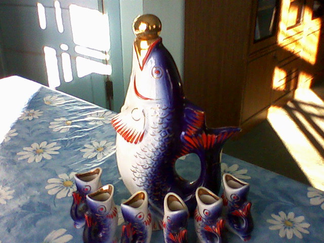 Графин б/у и 6 рюмок. - Изображение #1, Объявление #1647290