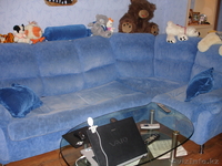 мягкий угловой диван +стеклянный столик - Изображение #1, Объявление #145717