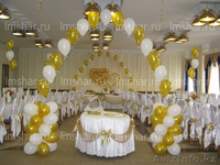 Свадебное сердце из шаров, украшения бутылок шампанского для молодоженов - Изображение #6, Объявление #653276