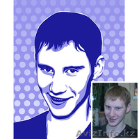 Портрет Поп-Арт, шаржи, классический портрет по фото - Изображение #3, Объявление #1156016