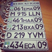 БРЕЛОК с ГОС. НОМЕРОМ Авто КАРАГАНДА АСТАНА - Изображение #5, Объявление #1226841