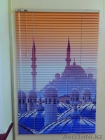 Ролл-шторы (бамбуковые, с фото печатью, зебра). - Изображение #3, Объявление #1246419