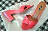Сабо кожаные, Бразилия "AREZZO" ( розовые ), р-р 37. - Изображение #2, Объявление #1640479