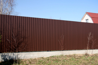 Монтаж забора из проф. листа под ключ. - Изображение #1, Объявление #1659391