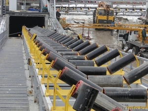 Конвейера,  ролики,  барабаны,  разгрузочные тележки