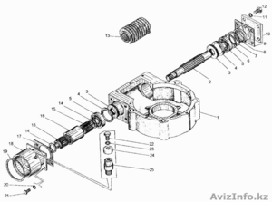 Продаем редуктор поворота отвала ДЗ.98.29.00.000 на автогрейдер ДЗ-98