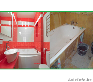 Ремонт ванной комнаты под ключ  в караганде  гаратия качесто и времени - Изображение #2, Объявление #1351335