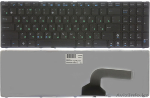 Клавиатура для ноутбука Asus G60, RU, черная - Изображение #1, Объявление #1400005