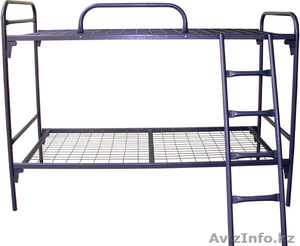 Кровати металлические двухъярусные для рабочих,  кровати металлические дёшево.