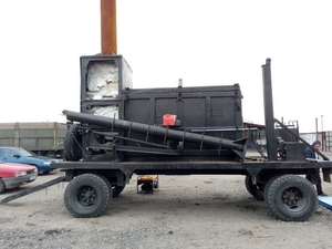 Передвижной инсиниратор (печь) для сжигания мед и био отходов