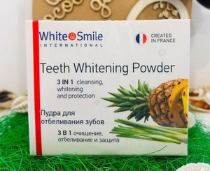 Отбеливающая пудра для зубов 3в1 со вкусом "Ананаса" от White&Smile - Изображение #1, Объявление #1668799