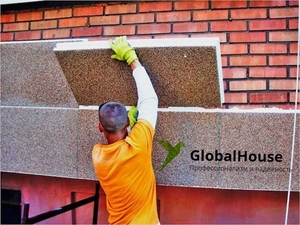 Строительная компания ТОО «GlobalHouse» производит работы по облицовке фасадов с - Изображение #1, Объявление #1680921