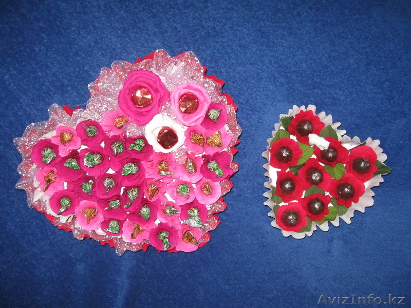 валентинка из конфет - Изображение #1, Объявление #529171