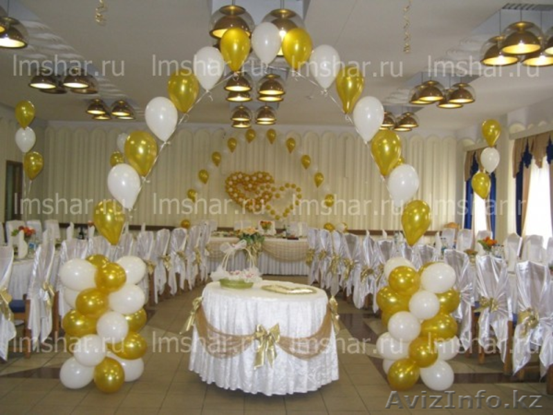 Свадебное сердце из шаров, украшения бутылок шампанского для молодоженов - Изображение #6, Объявление #653276