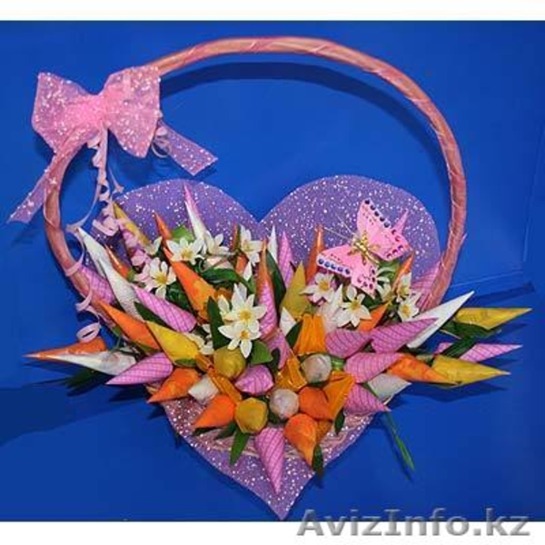 Букеты из конфеток.Стильно,вкусно,красиво! - Изображение #3, Объявление #794373