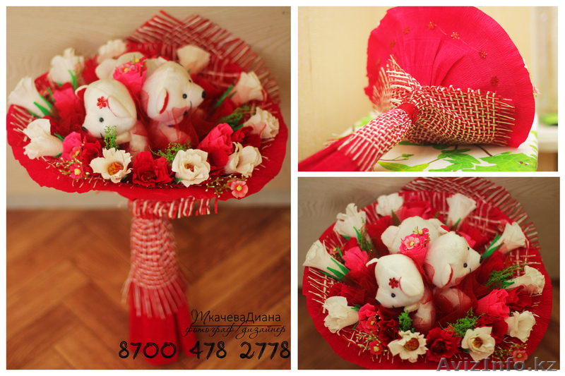 Букеты из игрушек и конфет - Изображение #1, Объявление #867531