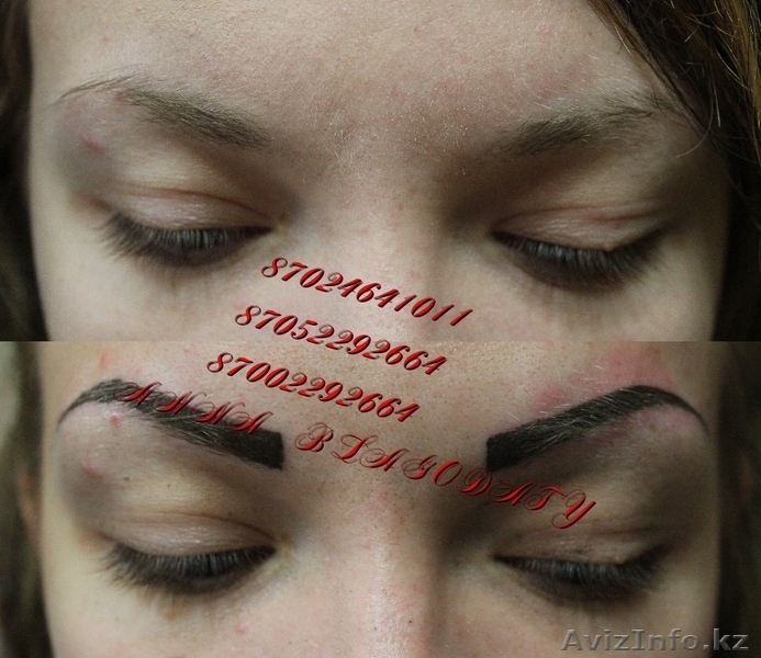 татуаж бровей (волосковый и шотирование) - Изображение #2, Объявление #1012208