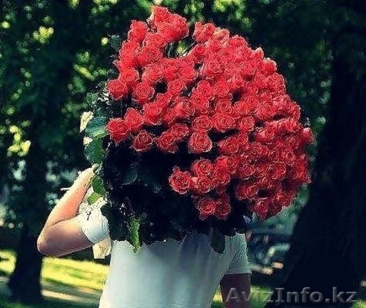 доставка роз  101 роза 40000 тг - Изображение #1, Объявление #1030037