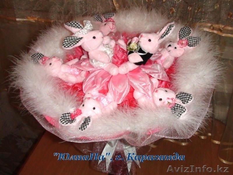 Эксклюзив от ЮлиаНы. Букеты из мягких игрушек и конфет. - Изображение #2, Объявление #1034645