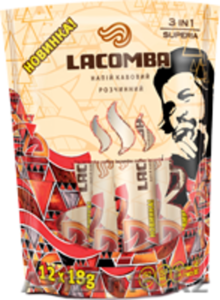 Напиток кофейный раствор.Lacomba Superia 3*1/пак.(стик12*18г) - Изображение #3, Объявление #1134180