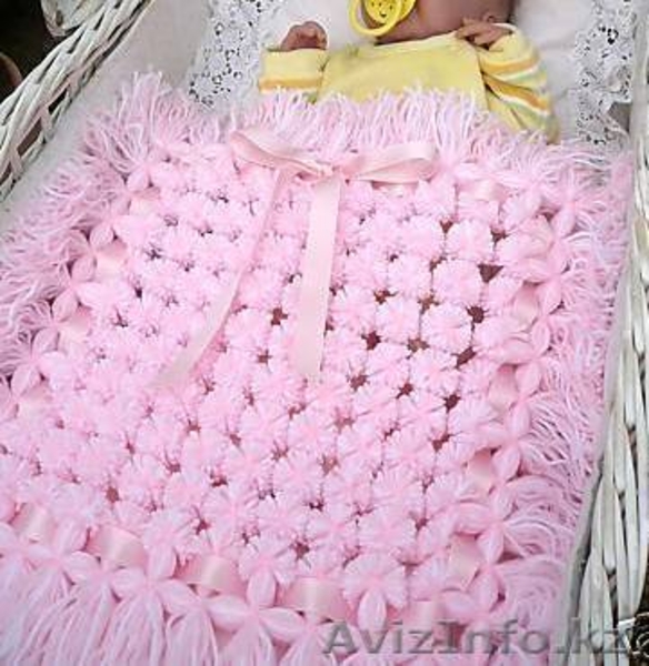 Пледы и одеялки из помпонов - Изображение #4, Объявление #1180373