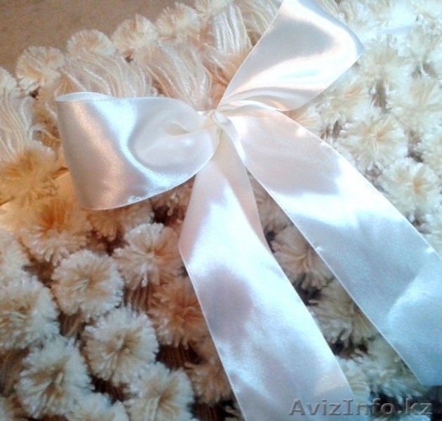 Пледы и одеялки из помпонов - Изображение #3, Объявление #1180373