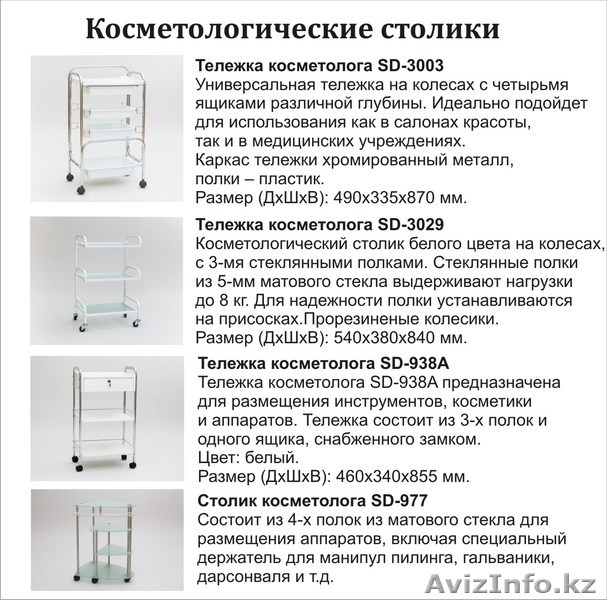 Тележки (столики) косметологические - Изображение #1, Объявление #1215347
