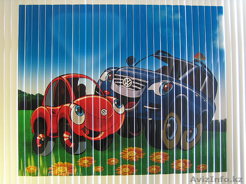 Ролл-шторы (бамбуковые, с фото печатью, зебра). - Изображение #4, Объявление #1246419