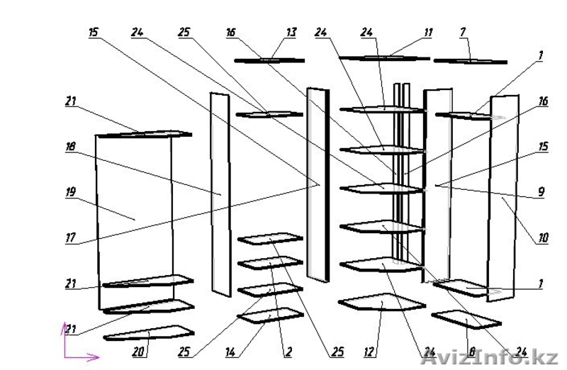 Разработка мебельных чертежей  - Изображение #2, Объявление #1296930