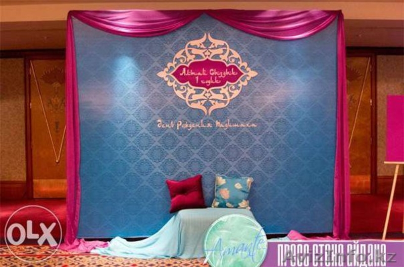 Пресс стена, Press Wall, 3D баннер на свадьбу, праздники/сотрудничество - Изображение #6, Объявление #1320185