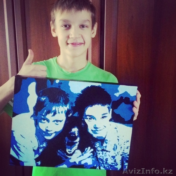 Поп арт портрет в Караганде - Изображение #3, Объявление #1366533