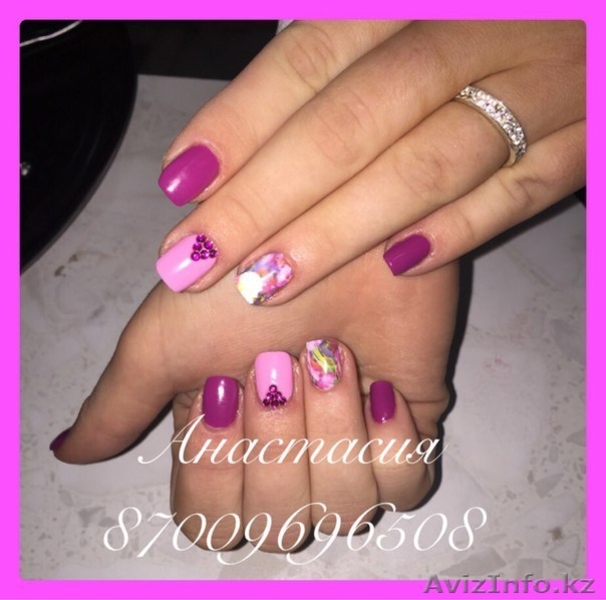 делаю гель покрытие, наращивание,маникюр,педикюр. - Изображение #4, Объявление #1374816