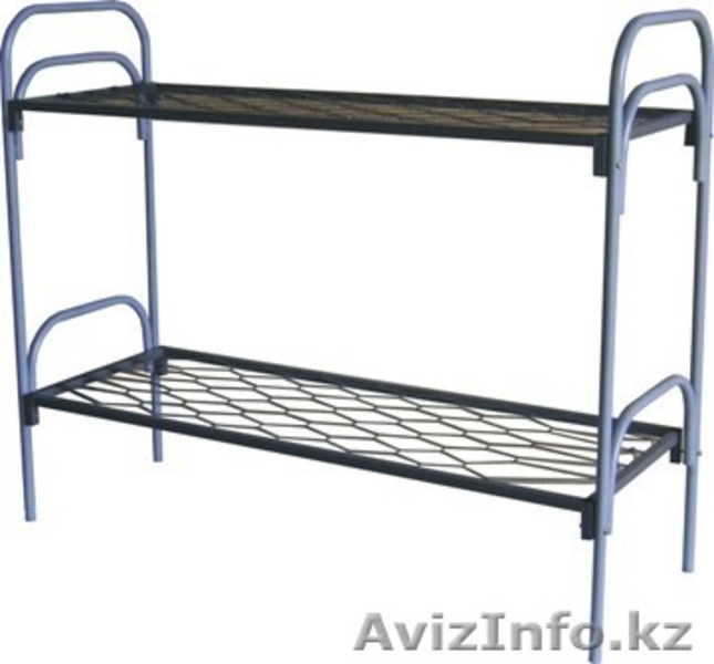 Трёхъярусные металлические кровати для общежитий, кровати металлические дёшево. - Изображение #1, Объявление #1428547
