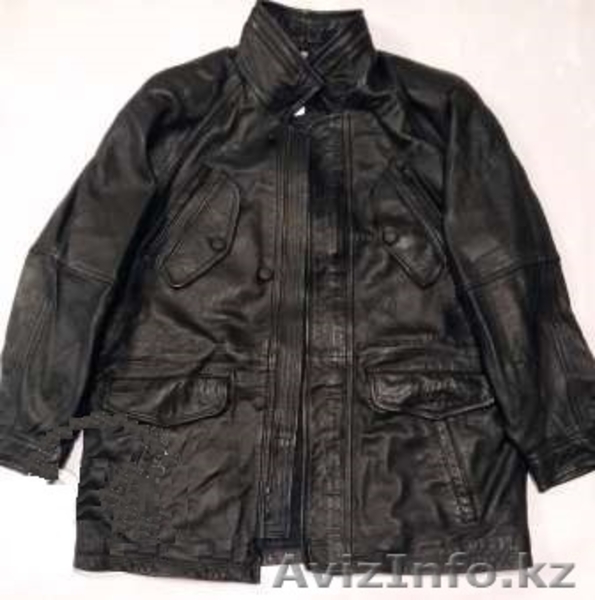 Продам кожанную осеннюю утепленную мужскую куртку 56 размер - Изображение #1, Объявление #1500753