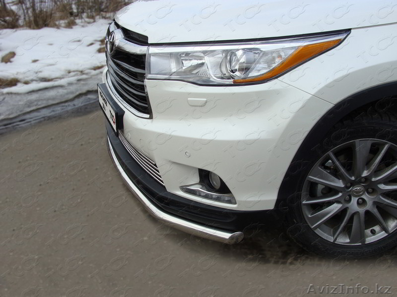 Обвес защита бампера передняя, задняя Тойота Хайлендер 2014г - Изображение #4, Объявление #1523344