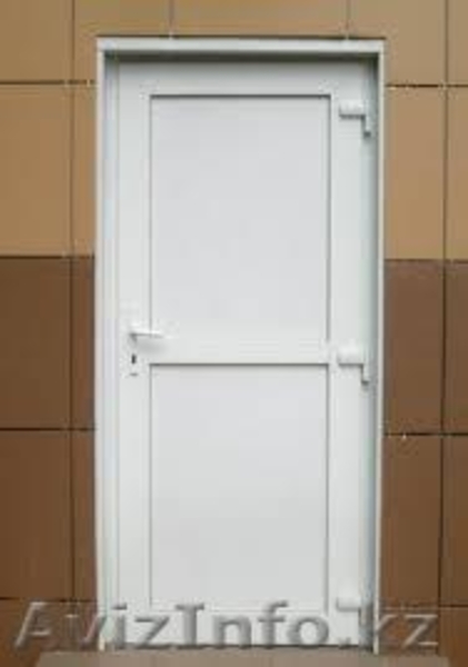 Пластиковые и алюминиевые двери и входные группы. Акция. Низкие цены - Изображение #1, Объявление #1590974