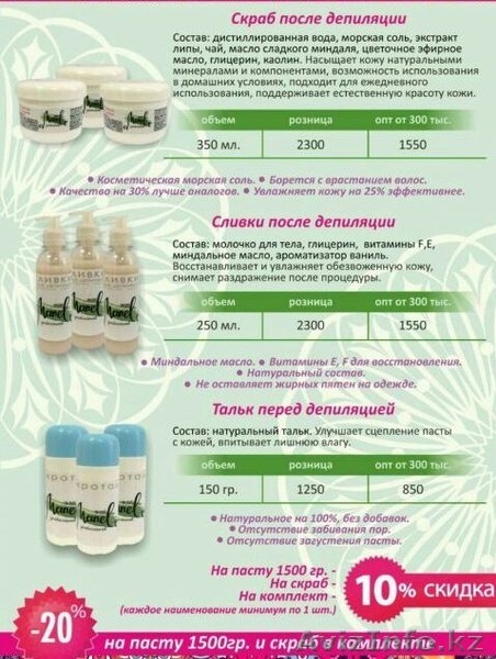 Паста для шугаринга Manel - Изображение #2, Объявление #1596540