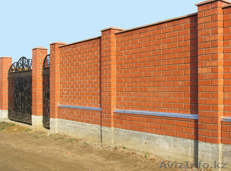 Строительство забора из кирпича - Изображение #2, Объявление #1604055