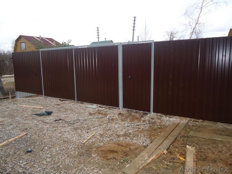 	Монтаж забора из профлиста - Изображение #1, Объявление #1604050