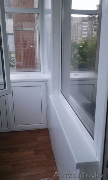 Обшивка балконной стены  с пластиковыми откосами.Низкие цены!Скидки! - Изображение #2, Объявление #1354280