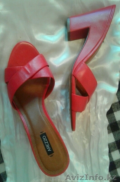 Сабо кожаные, Бразилия "AREZZO" ( розовые ), р-р 37. - Изображение #4, Объявление #1640479