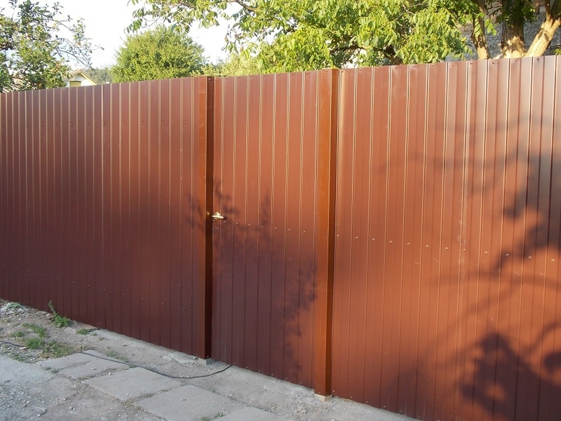 Монтаж забора из профлиста от ТОО "УютСтройКараганда" - Изображение #6, Объявление #1653787